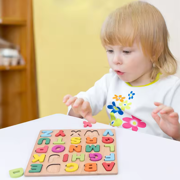 Holzpuzzle für Kinder montessori