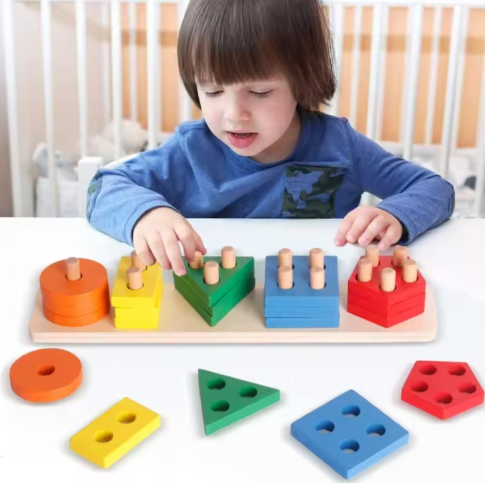 Holzbausteine Monessori